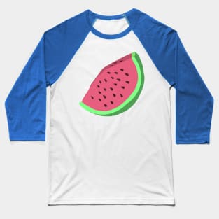 Watermelon Wedge Baseball T-Shirt